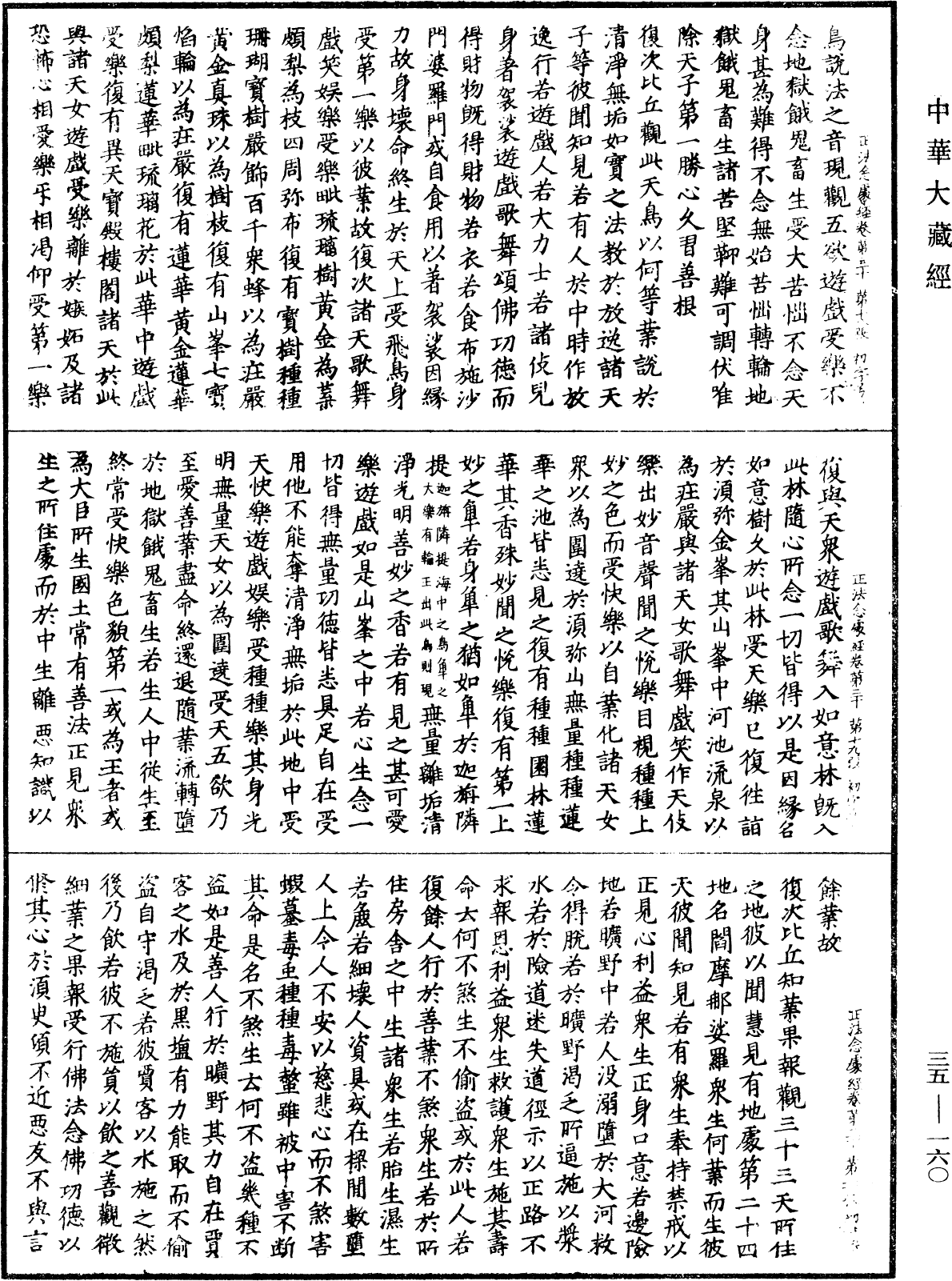 正法念處經《中華大藏經》_第35冊_第0160頁