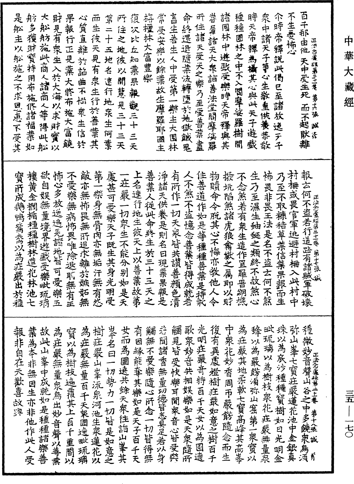 正法念處經《中華大藏經》_第35冊_第0170頁