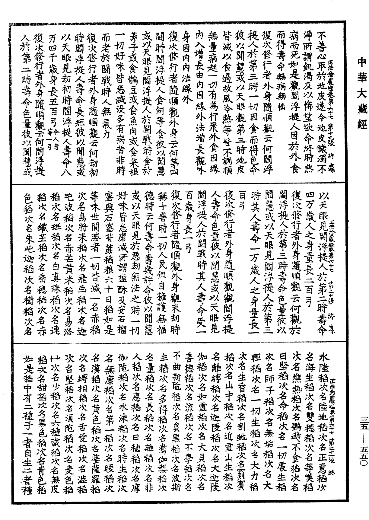 正法念處經《中華大藏經》_第35冊_第0550頁