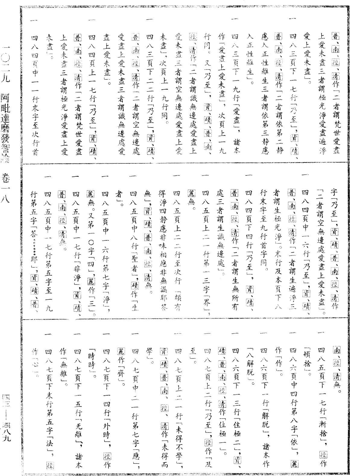 阿毗達磨發智論《中華大藏經》_第43冊_第489頁