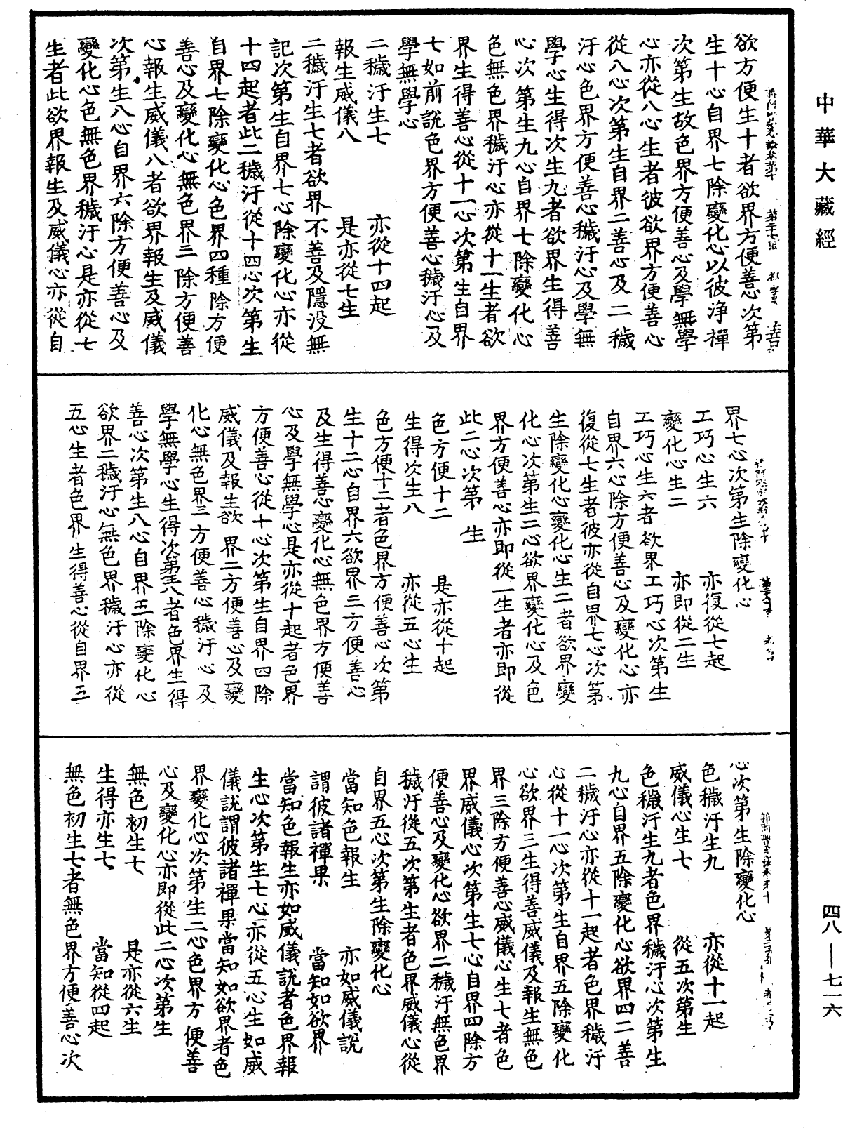 雜阿毗曇心論《中華大藏經》_第48冊_第0716頁