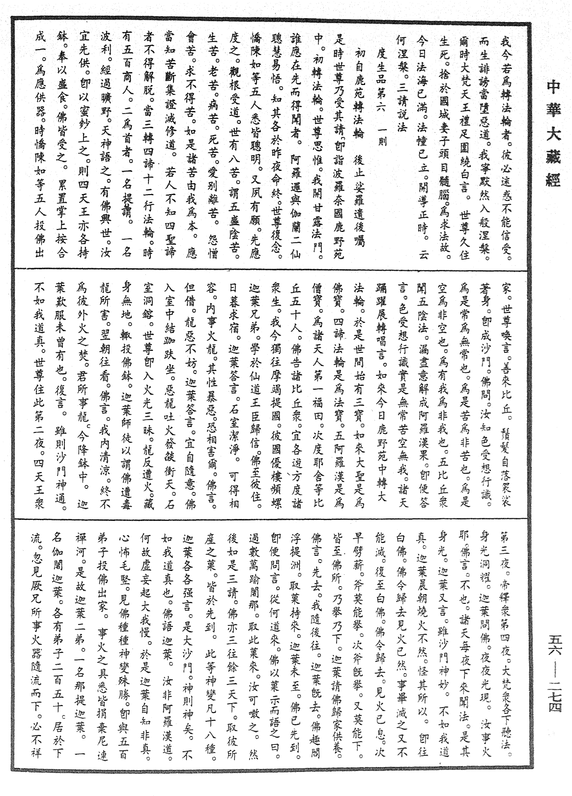 大藏一览集《中华大藏经》_第56册_第0274页