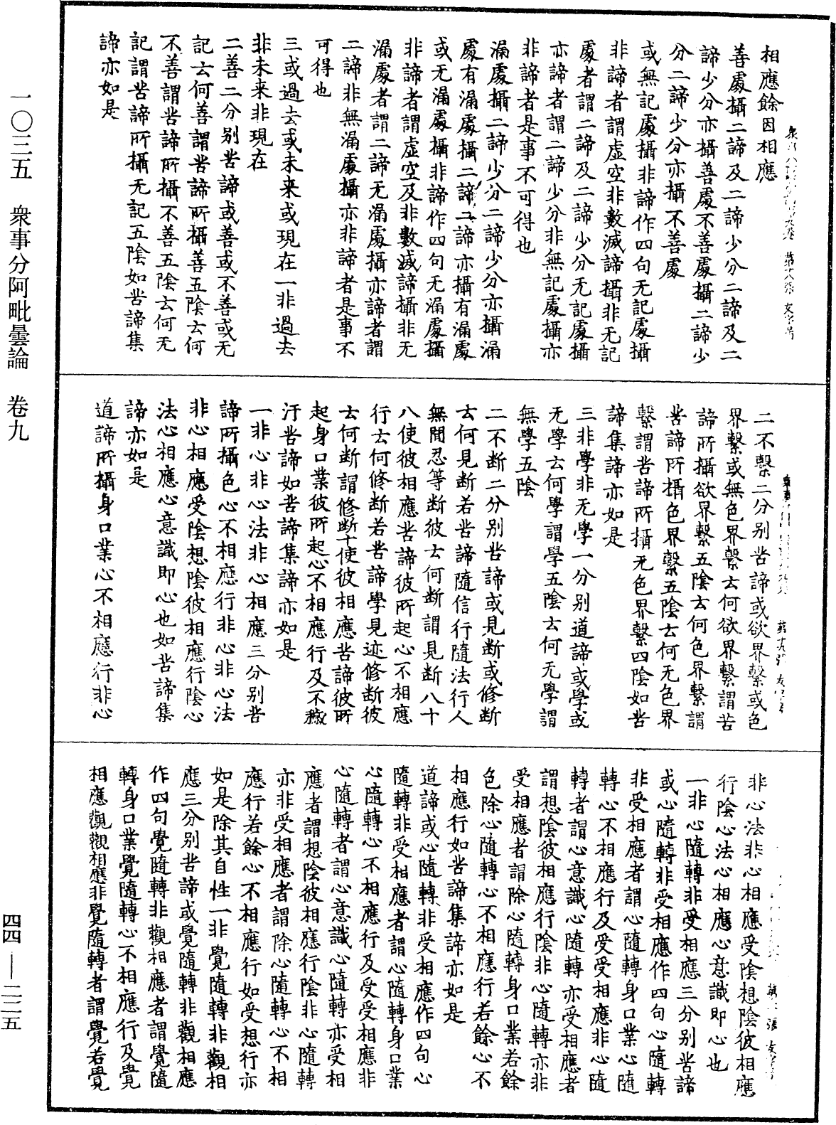 眾事分阿毗曇論《中華大藏經》_第44冊_第0225頁