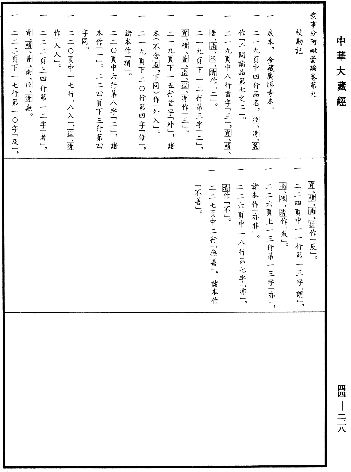 眾事分阿毗曇論《中華大藏經》_第44冊_第0228頁9