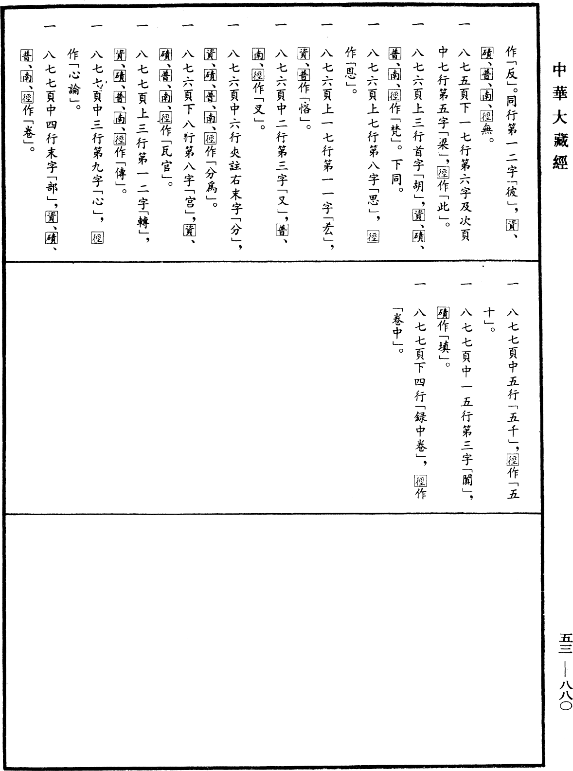 出三藏記集《中華大藏經》_第53冊_第880頁3