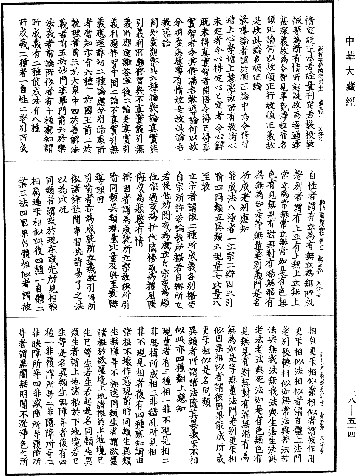 顯揚聖教論《中華大藏經》_第28冊_第0514頁