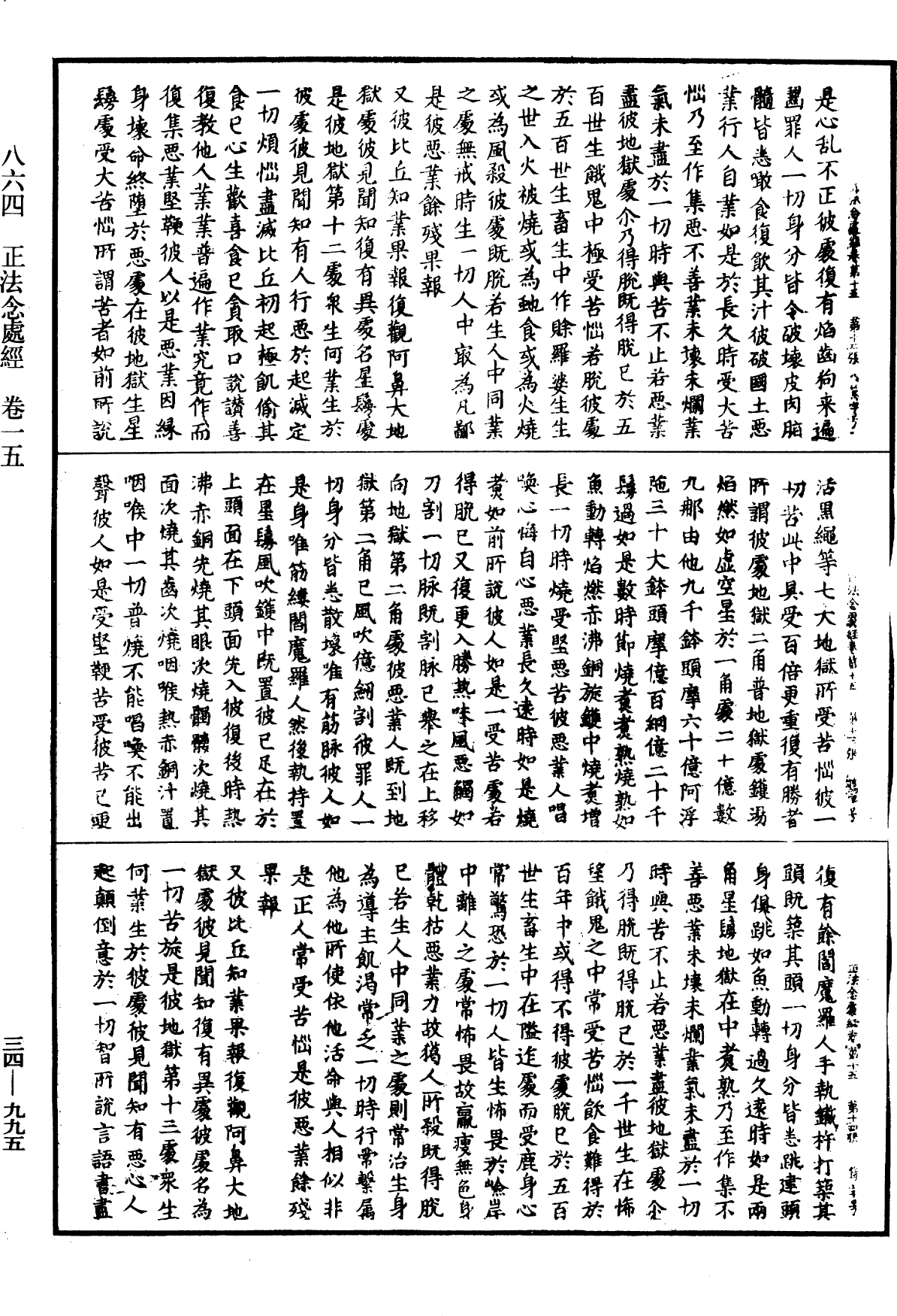 正法念處經《中華大藏經》_第34冊_第0995頁