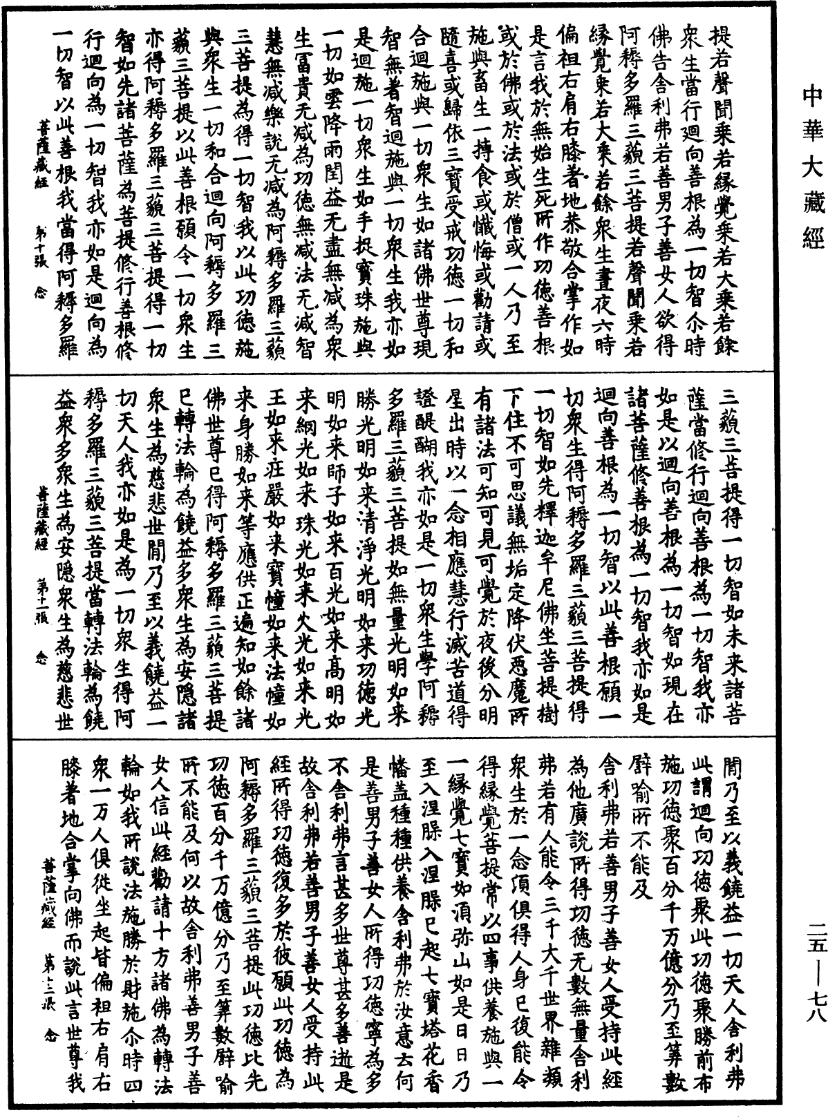 菩薩藏經《中華大藏經》_第25冊_第078頁