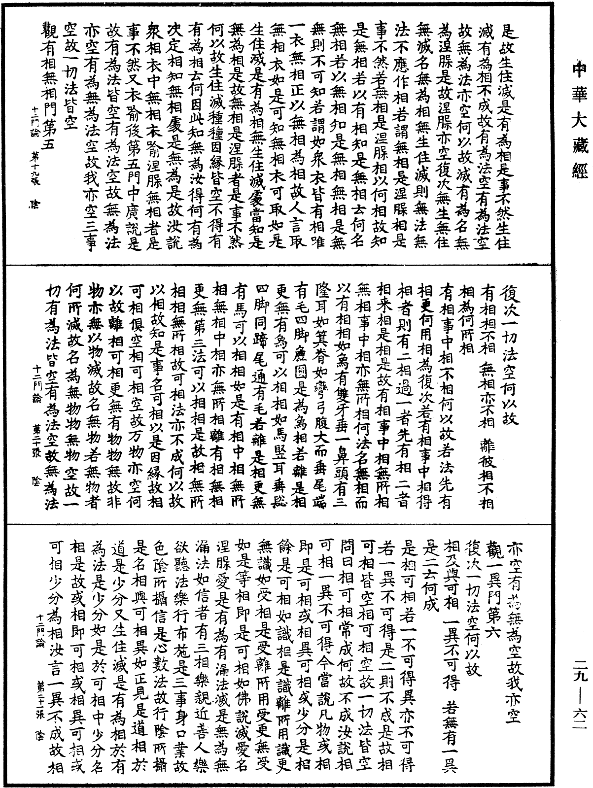 十二門論《中華大藏經》_第29冊_第0062頁