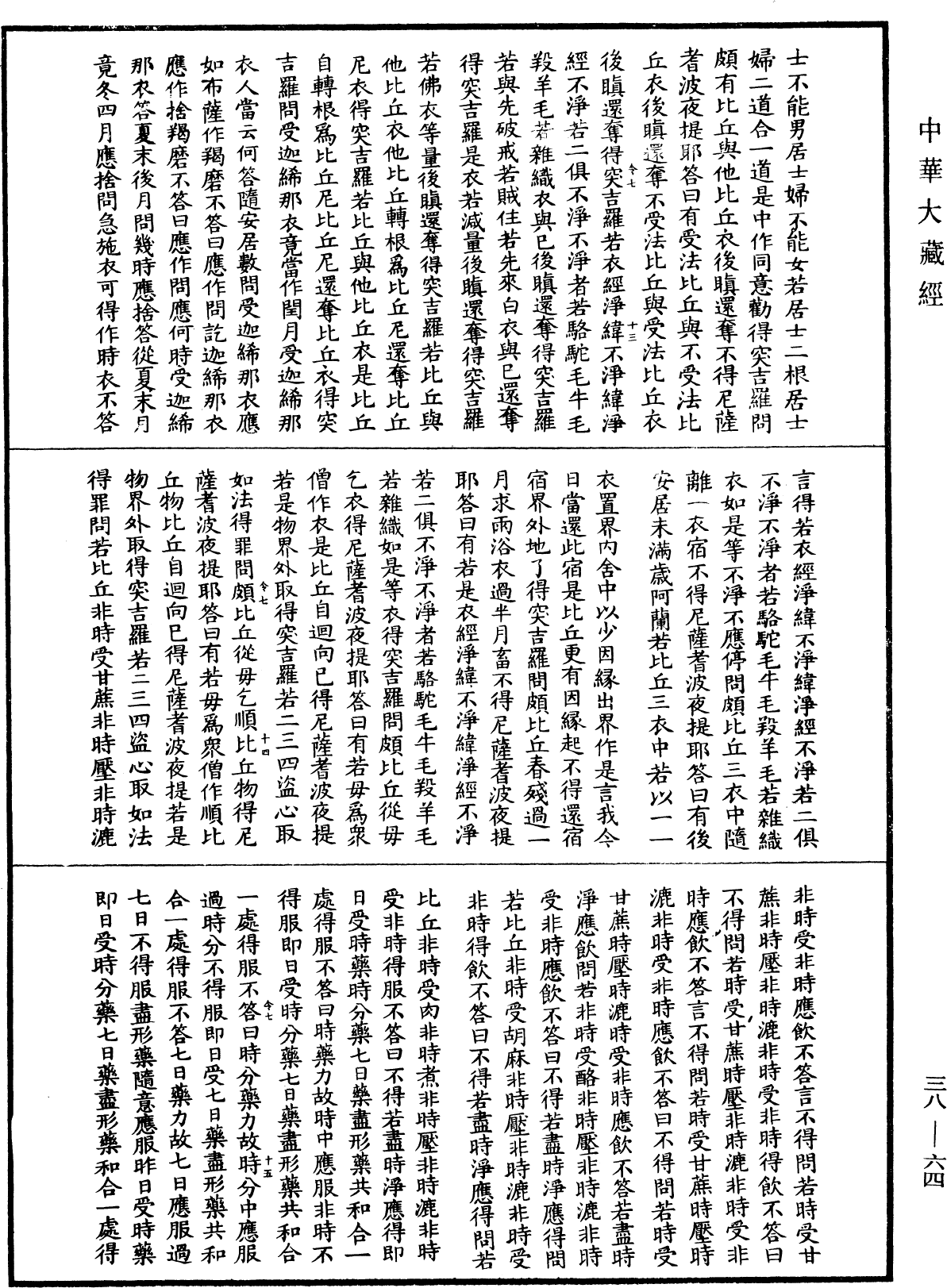 十誦律《中華大藏經》_第38冊_第064頁