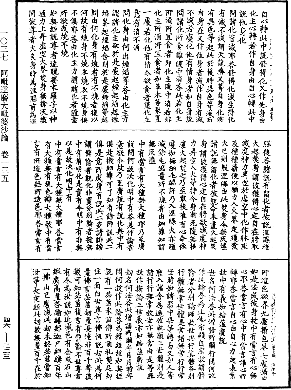 阿毗達磨大毗婆沙論《中華大藏經》_第46冊_第0223頁