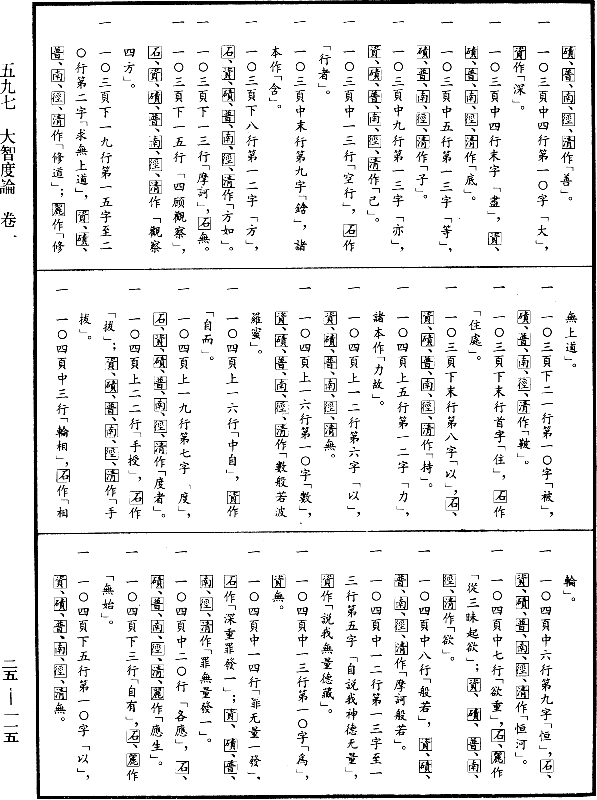 大智度論《中華大藏經》_第25冊_第115頁