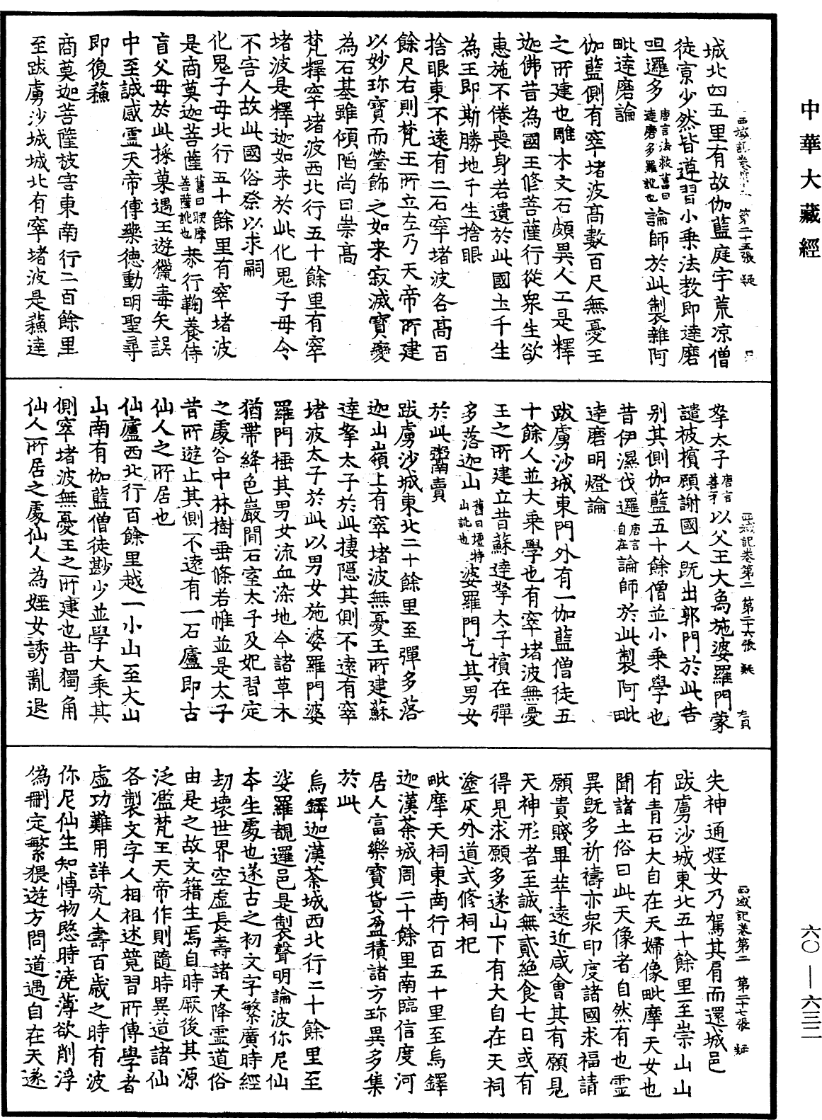 大唐西域記《中華大藏經》_第60冊_第0632頁