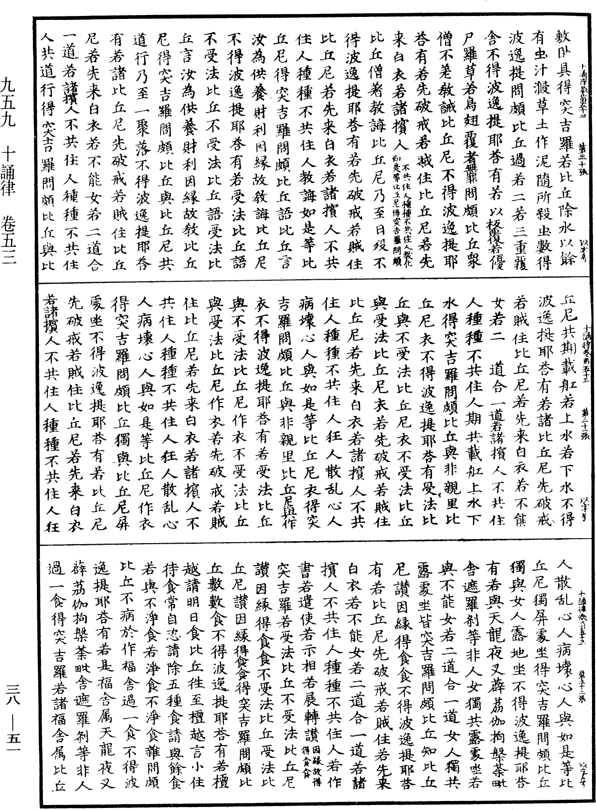 十誦律《中華大藏經》_第38冊_第051頁