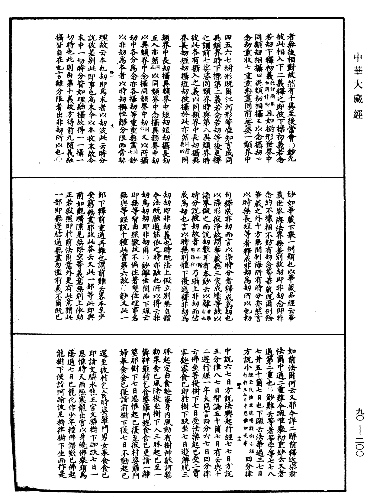 华严悬谈会玄记《中华大藏经》_第90册_第200页