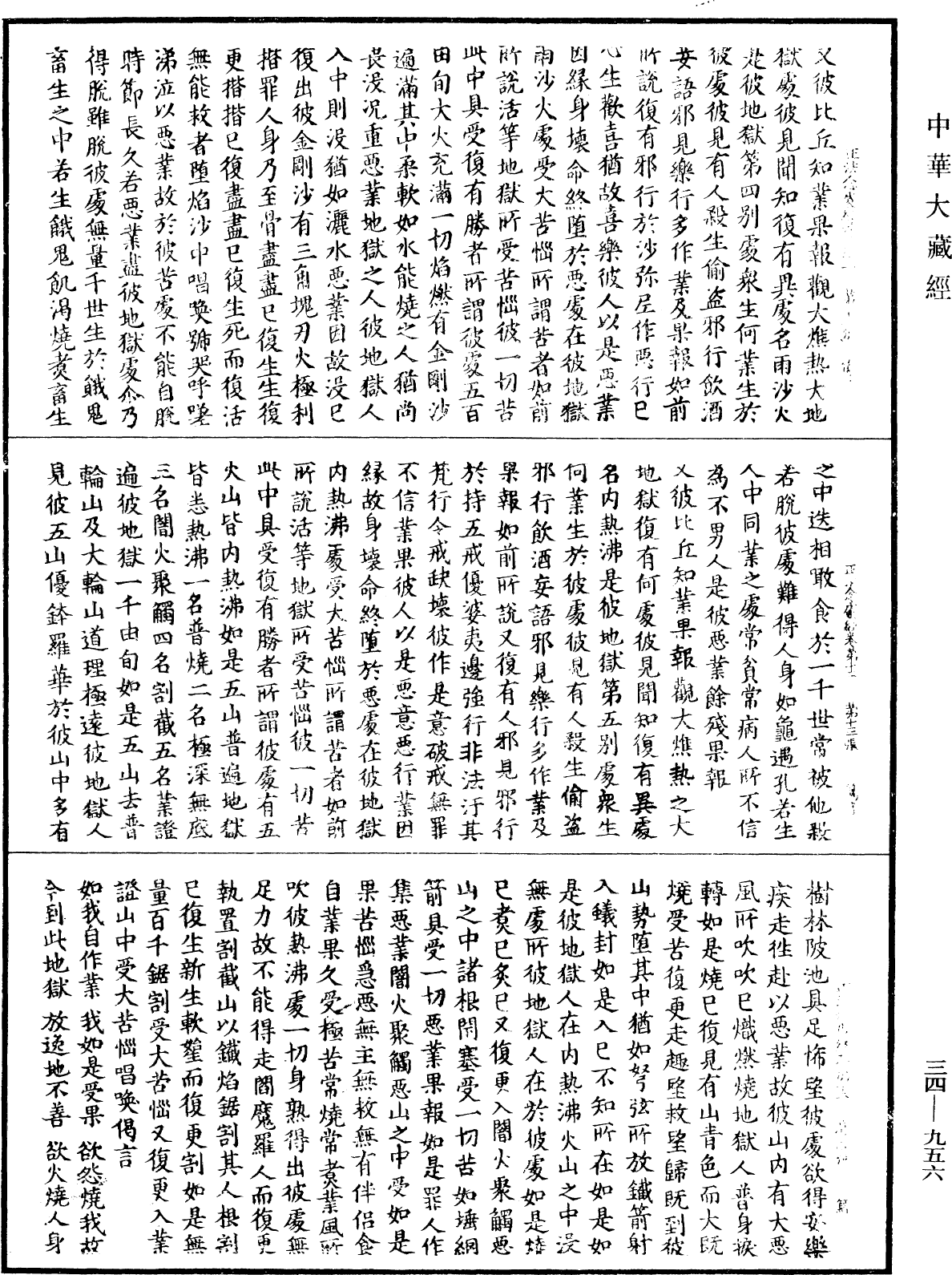 正法念處經《中華大藏經》_第34冊_第0956頁