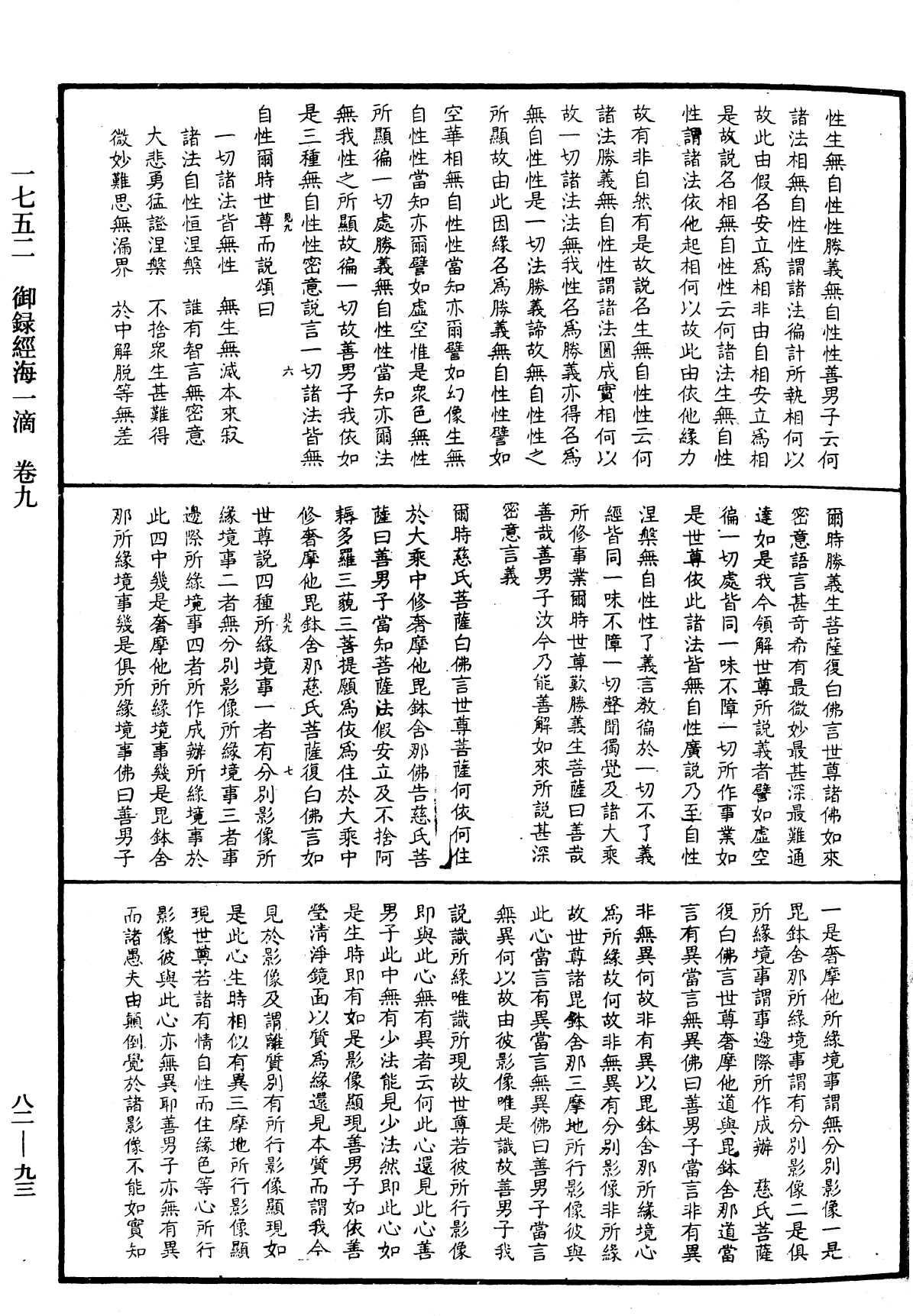 御录经海一滴《中华大藏经》_第82册_第0093页