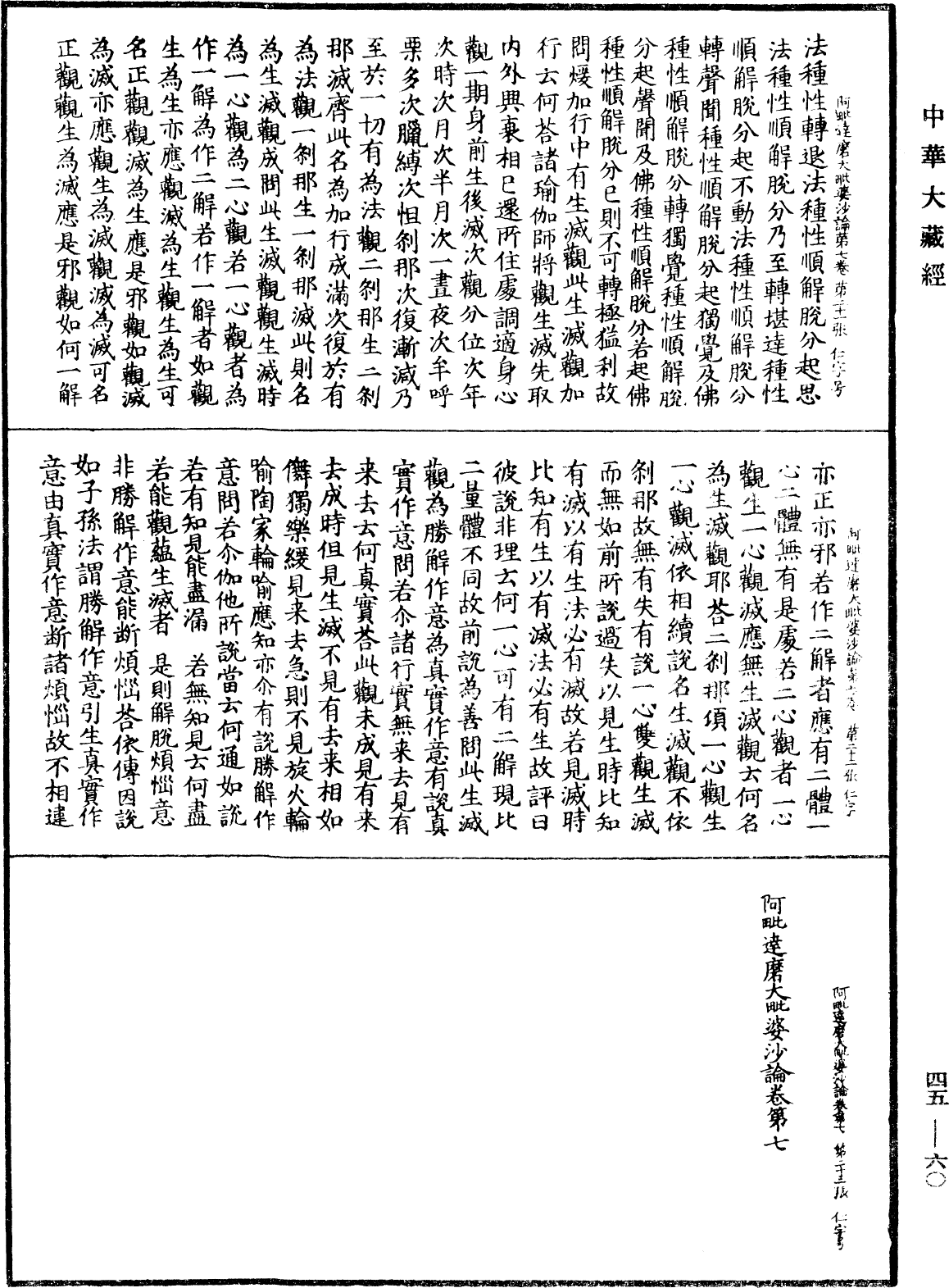 阿毗達磨大毗婆沙論《中華大藏經》_第45冊_第060頁