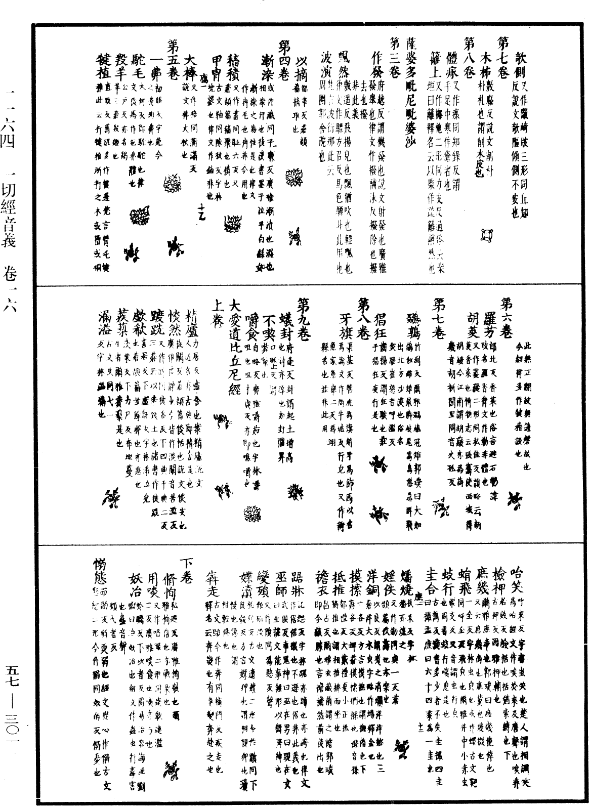 一切經音義《中華大藏經》_第57冊_第0301頁