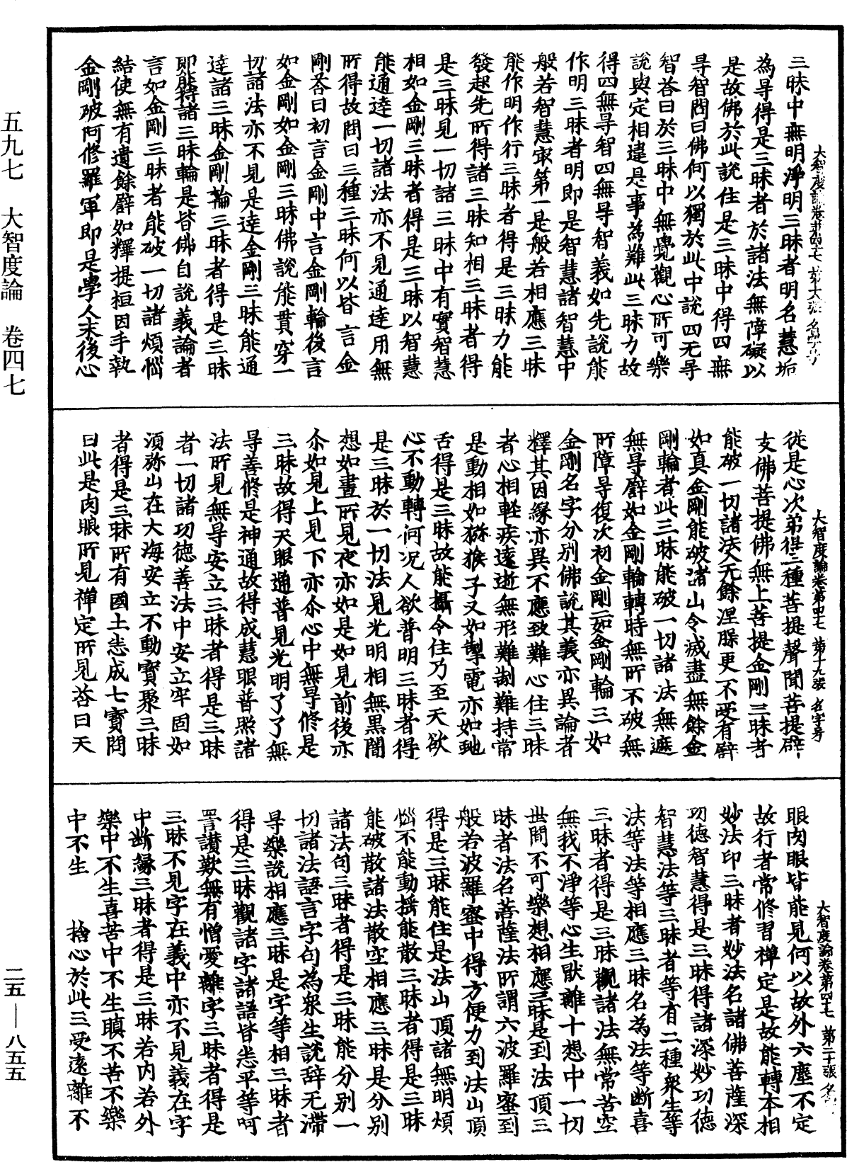 大智度論《中華大藏經》_第25冊_第855頁