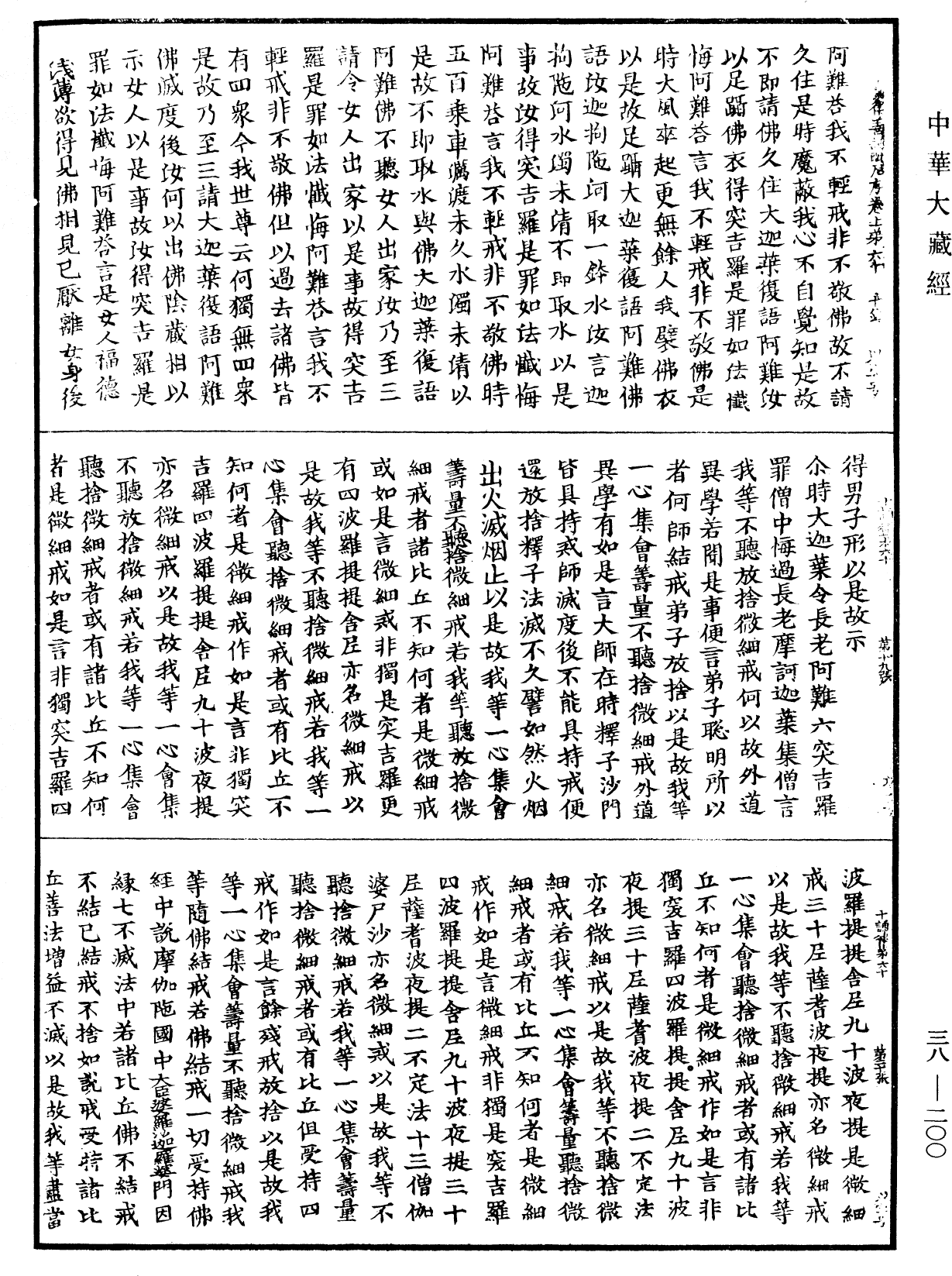 十誦律《中華大藏經》_第38冊_第200頁