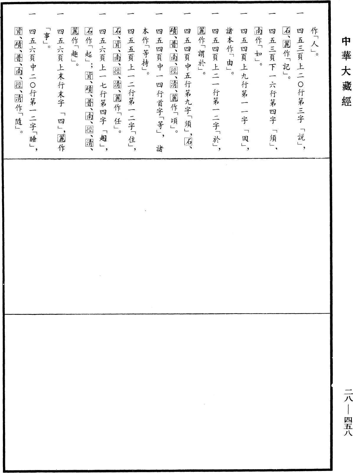 顯揚聖教論《中華大藏經》_第28冊_第0458頁4