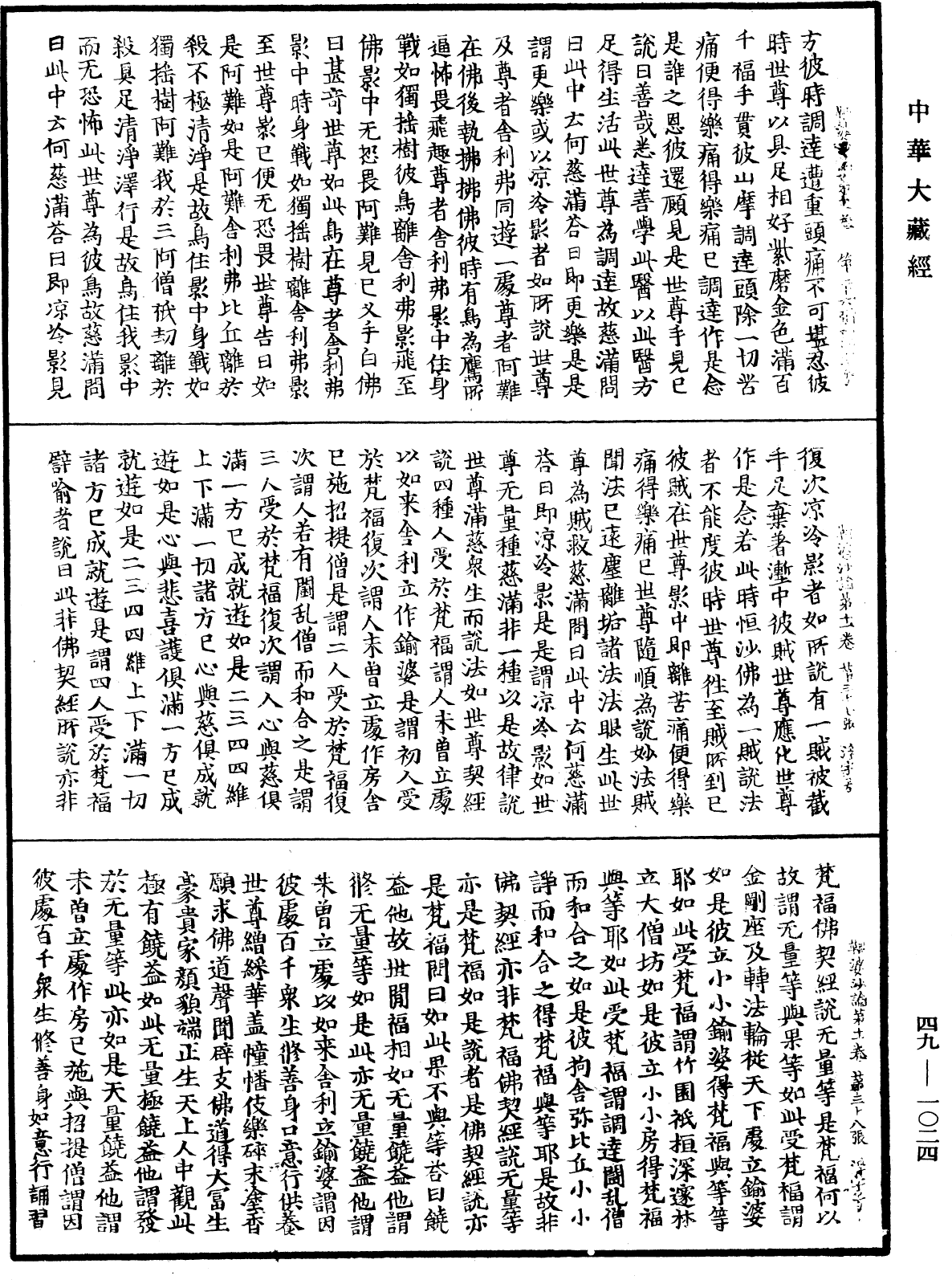 鞞婆沙論《中華大藏經》_第49冊_第1024頁