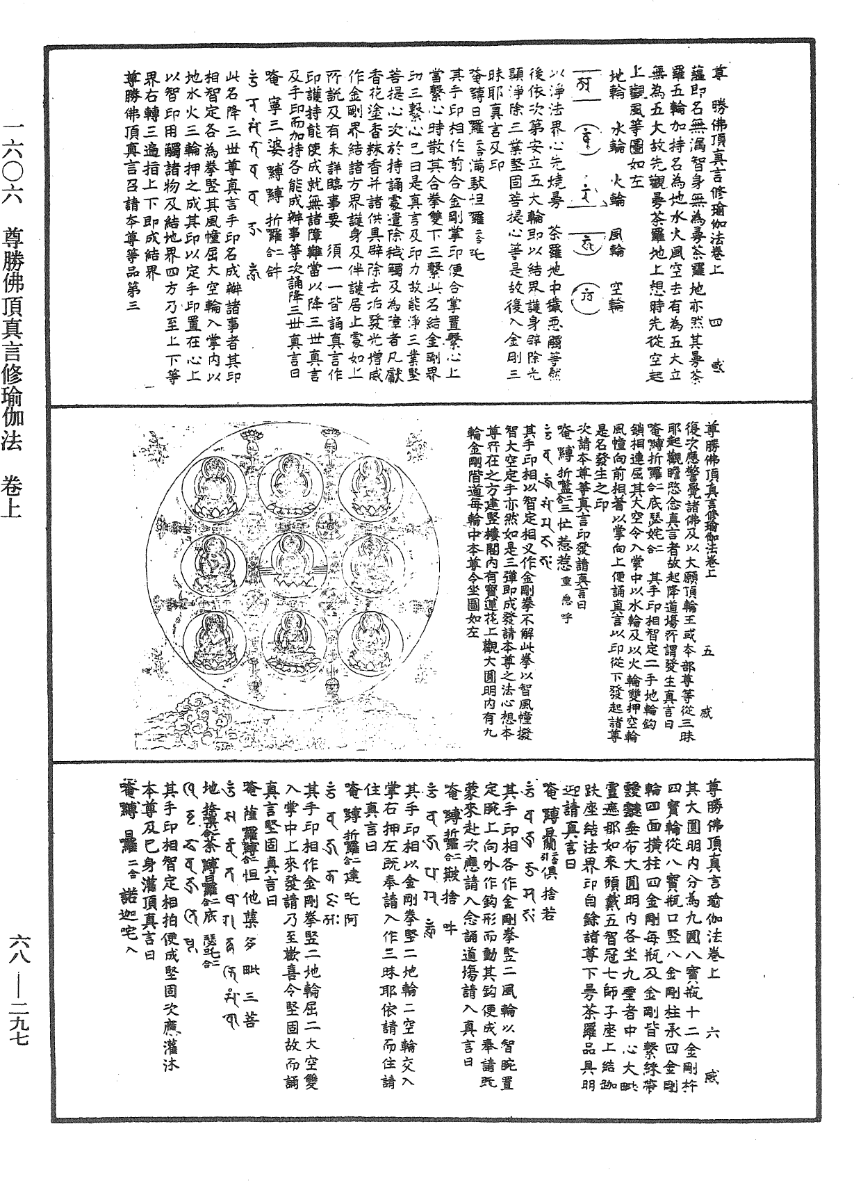 尊勝佛頂真言修瑜伽法《中華大藏經》_第68冊_第0297頁