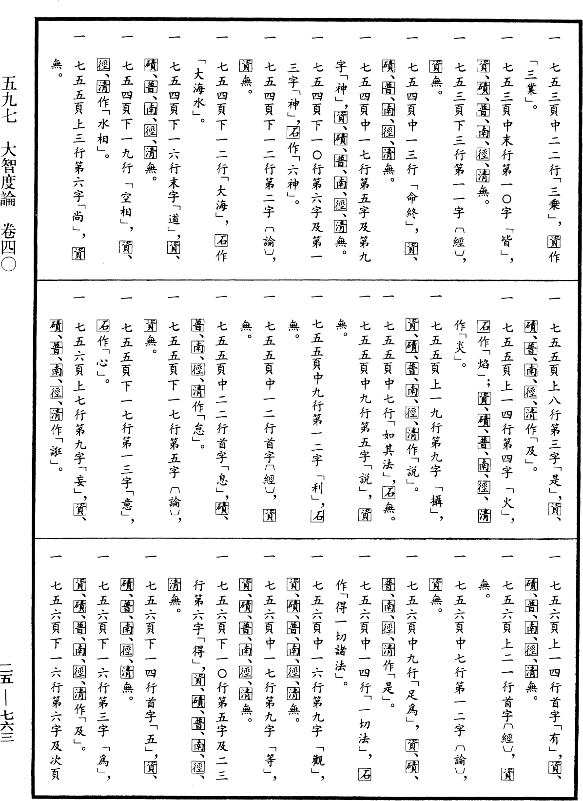 大智度論《中華大藏經》_第25冊_第763頁