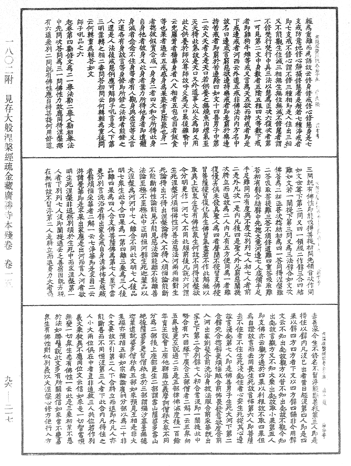 大般涅槃經疏《中華大藏經》_第96冊_第217頁