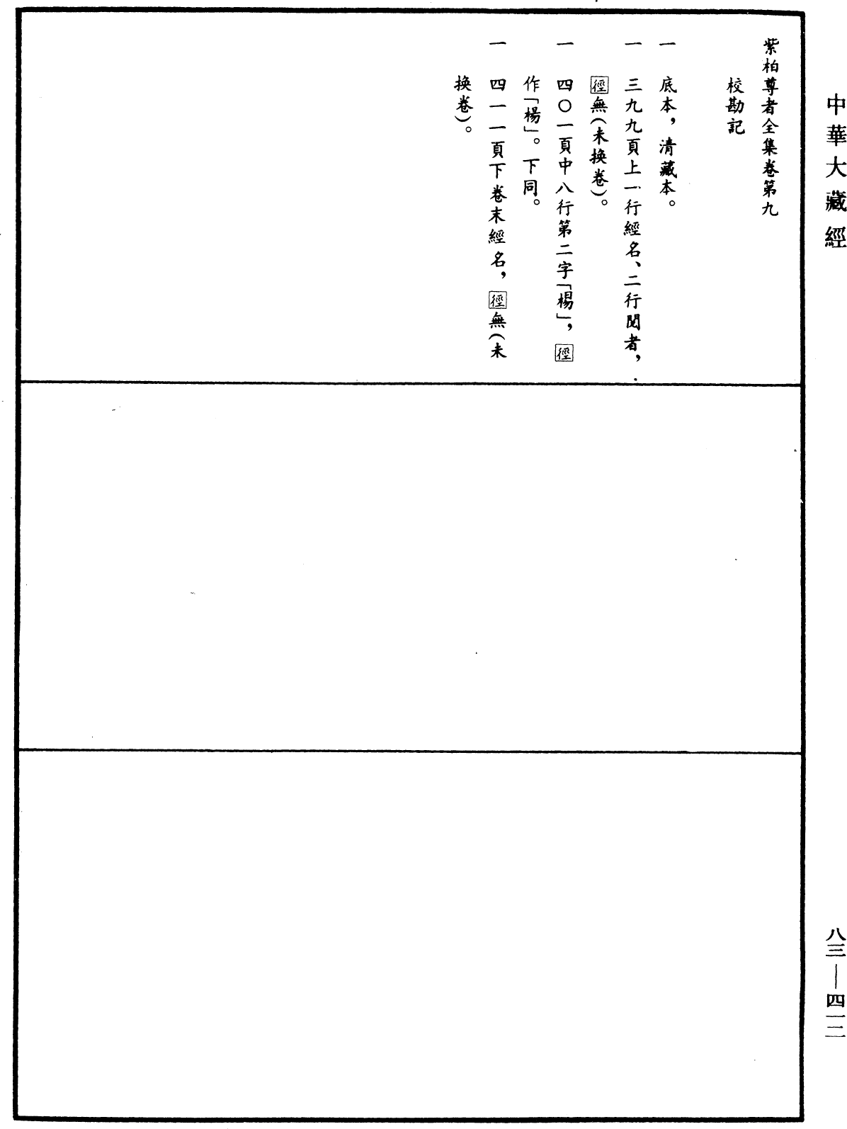 紫柏尊者全集《中華大藏經》_第83冊_第0412頁