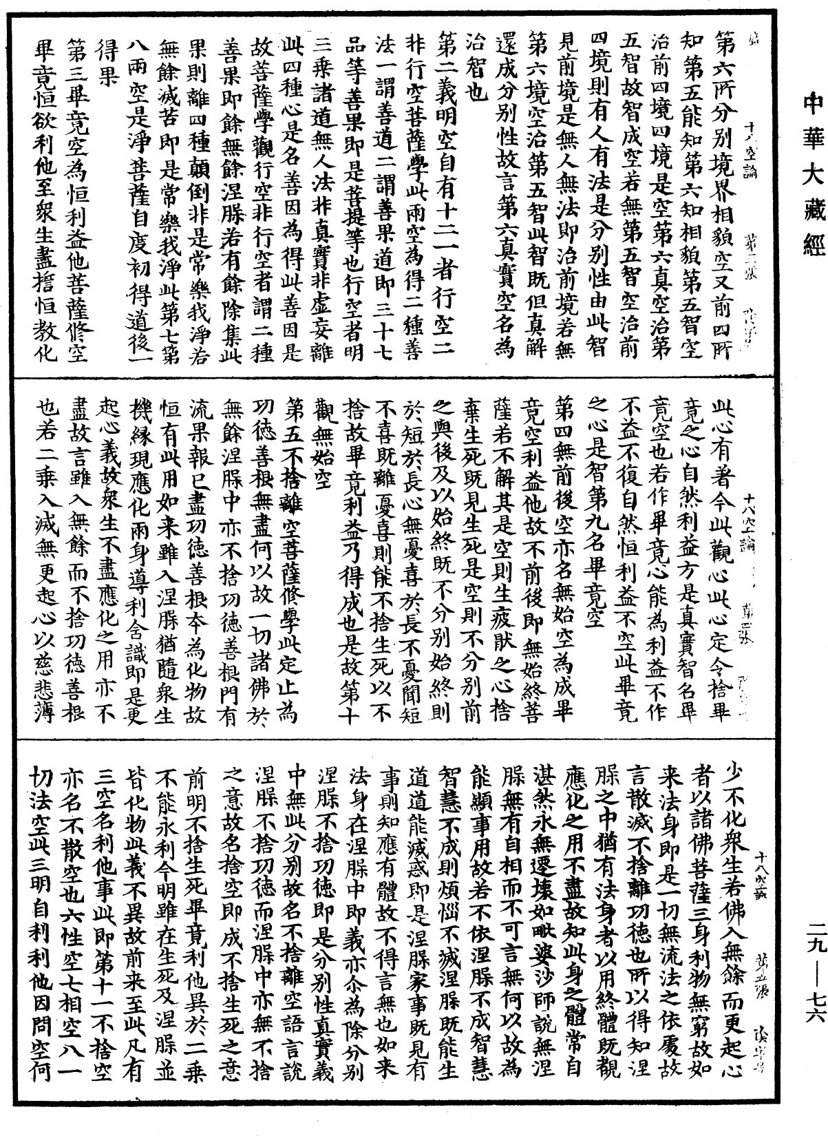 十八空論《中華大藏經》_第29冊_第0076頁