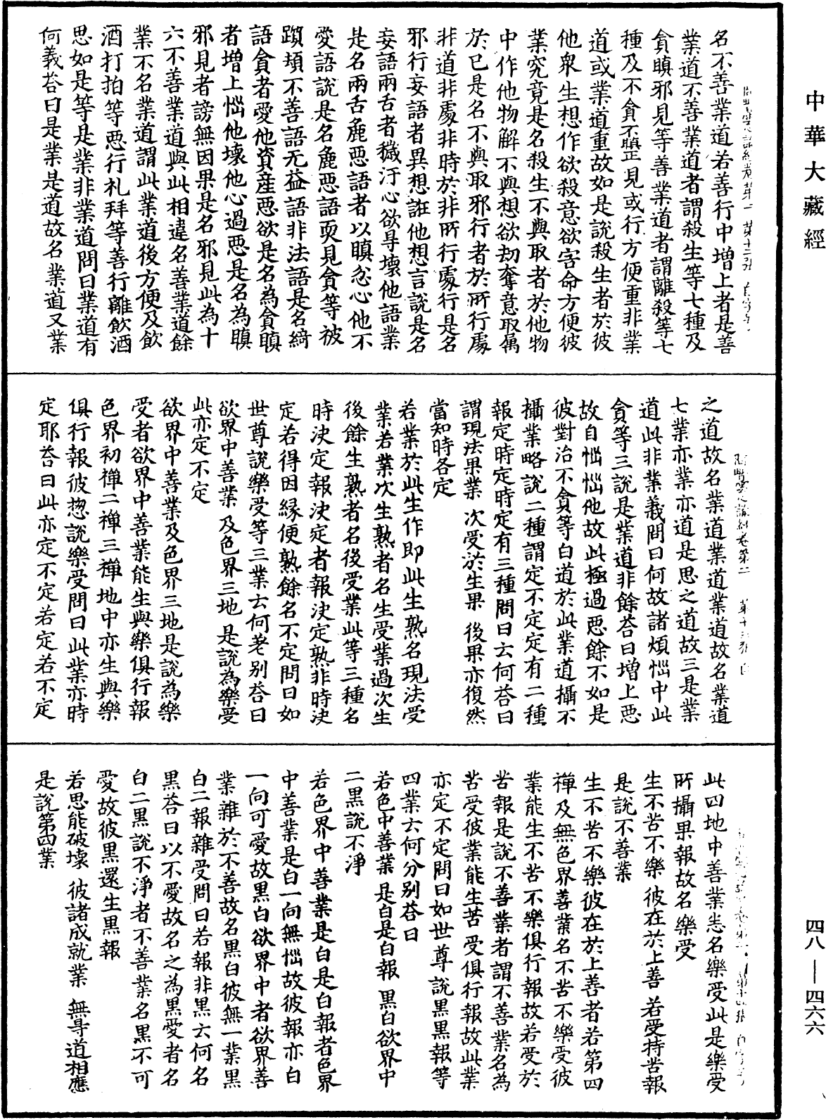 阿毗曇心論經《中華大藏經》_第48冊_第0466頁