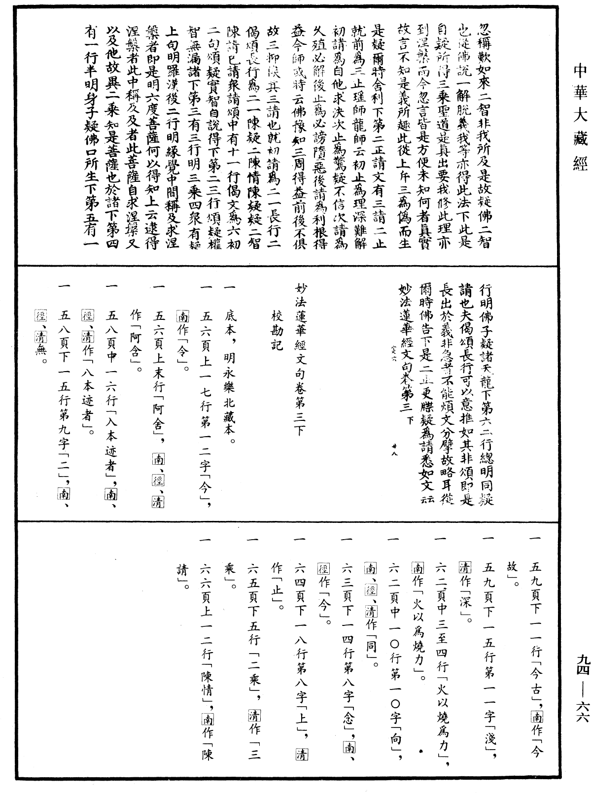 妙法蓮華經文句《中華大藏經》_第94冊_第066頁