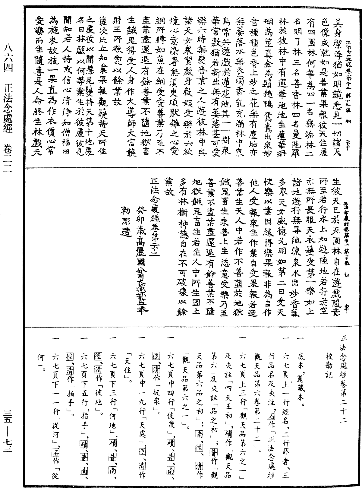 正法念處經《中華大藏經》_第35冊_第0073頁