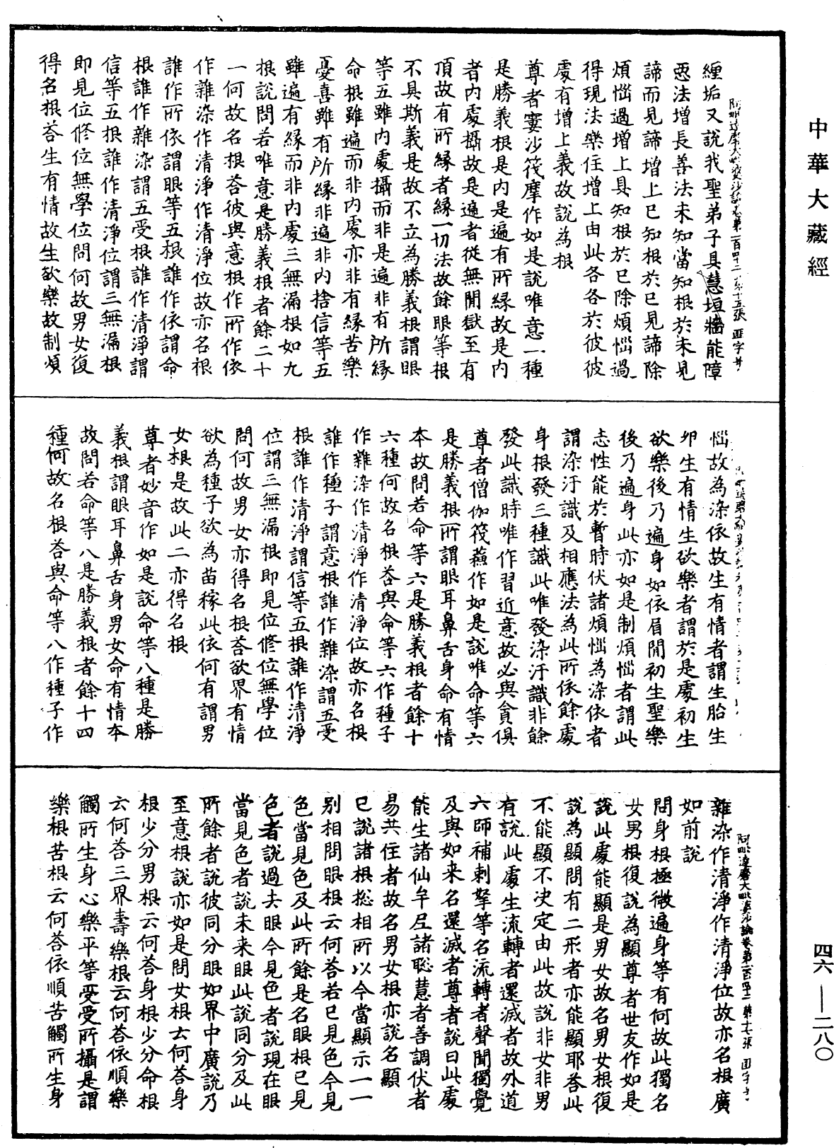 阿毗達磨大毗婆沙論《中華大藏經》_第46冊_第0280頁