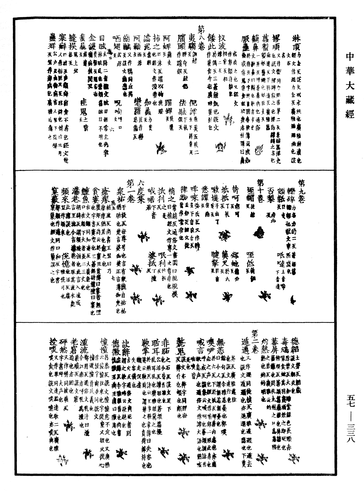 一切經音義《中華大藏經》_第57冊_第0338頁