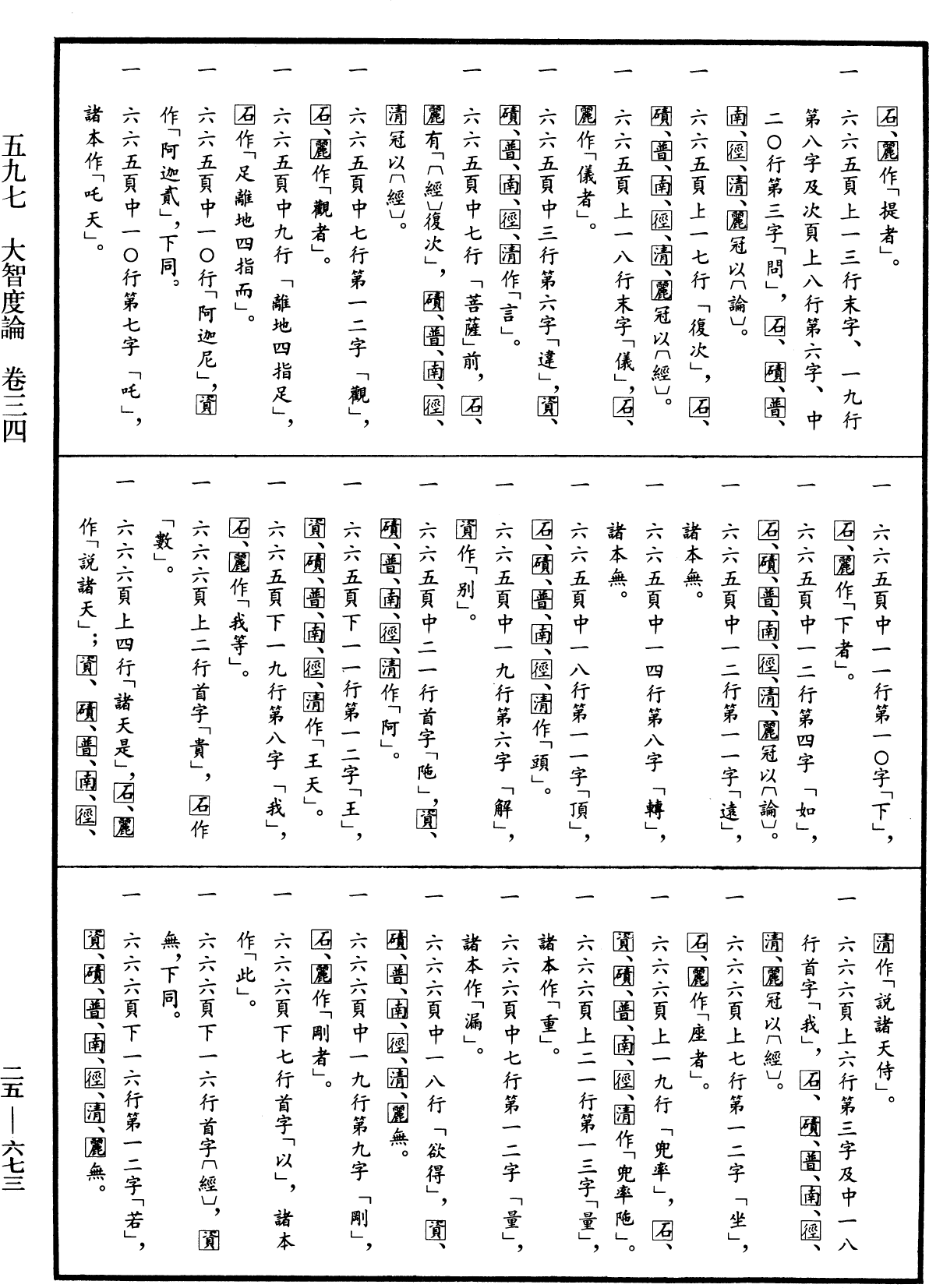 大智度論《中華大藏經》_第25冊_第673頁