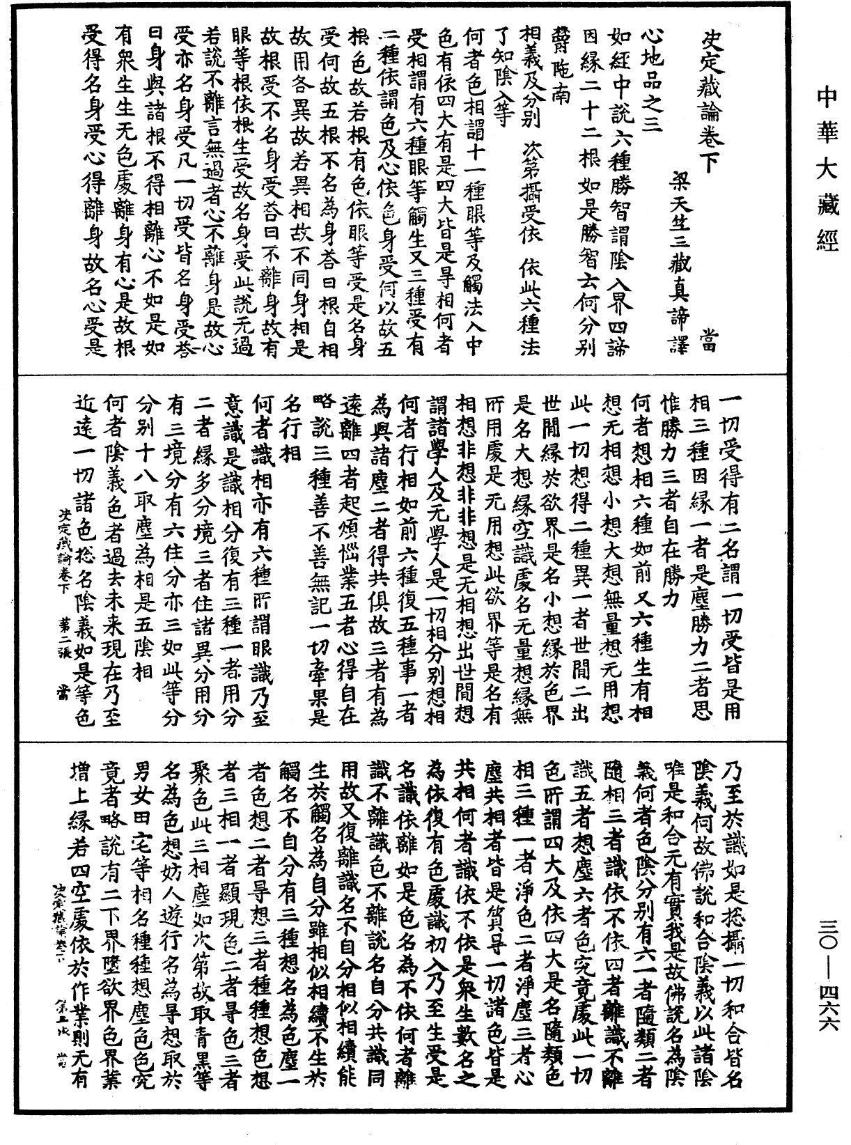 決定藏論《中華大藏經》_第30冊_第0466頁