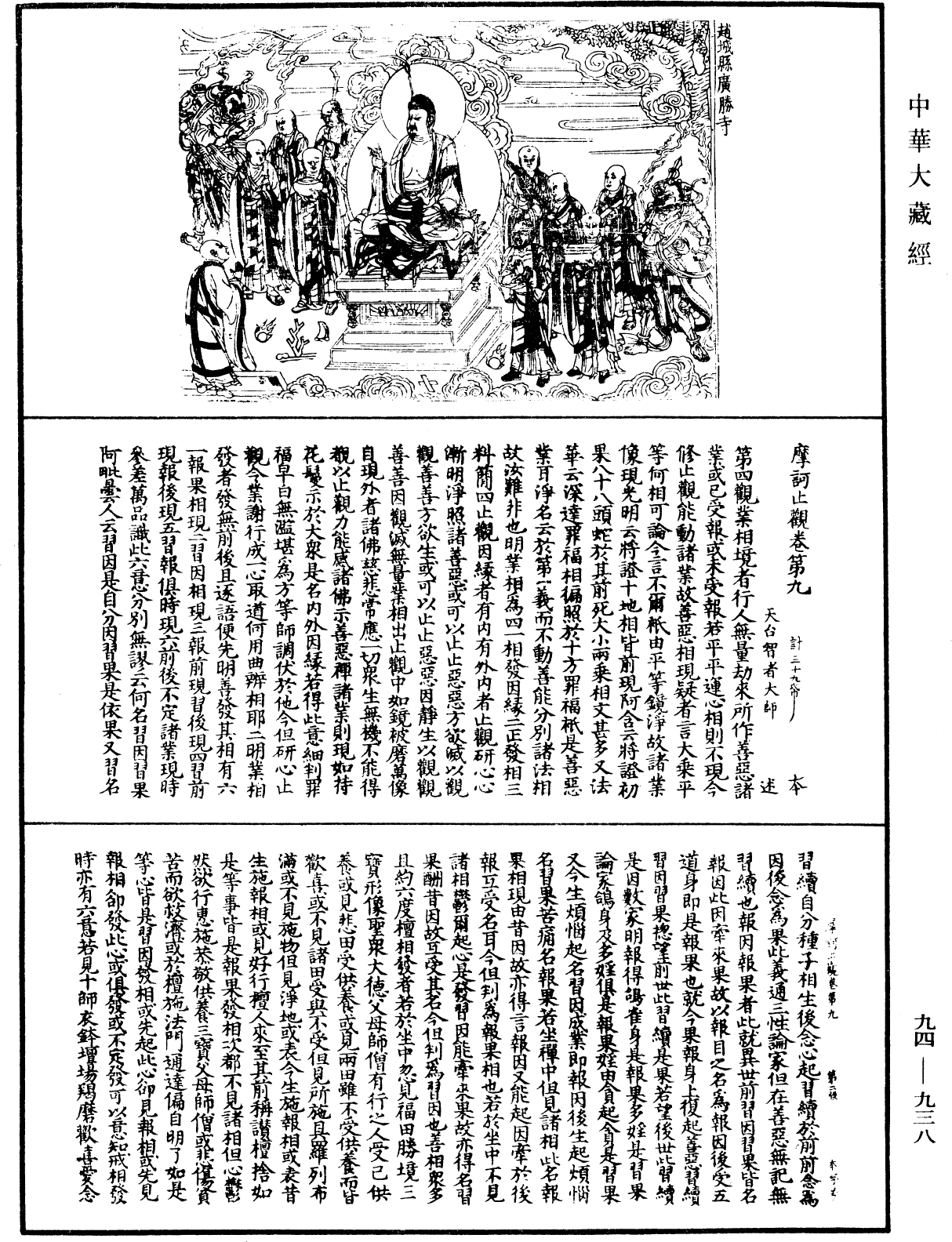 摩訶止觀《中華大藏經》_第94冊_第938頁