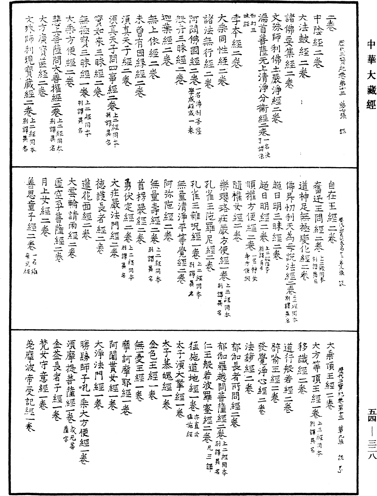 歷代三寶紀《中華大藏經》_第54冊_第328頁