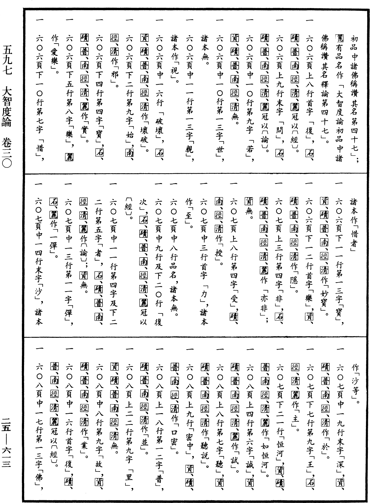 大智度論《中華大藏經》_第25冊_第613頁