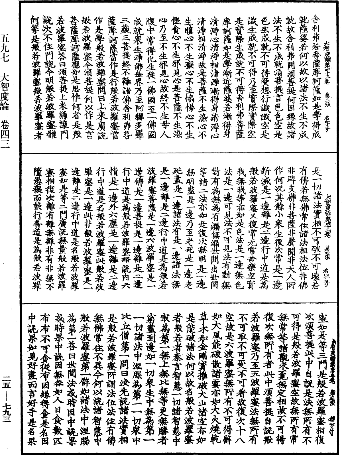 大智度論《中華大藏經》_第25冊_第793頁