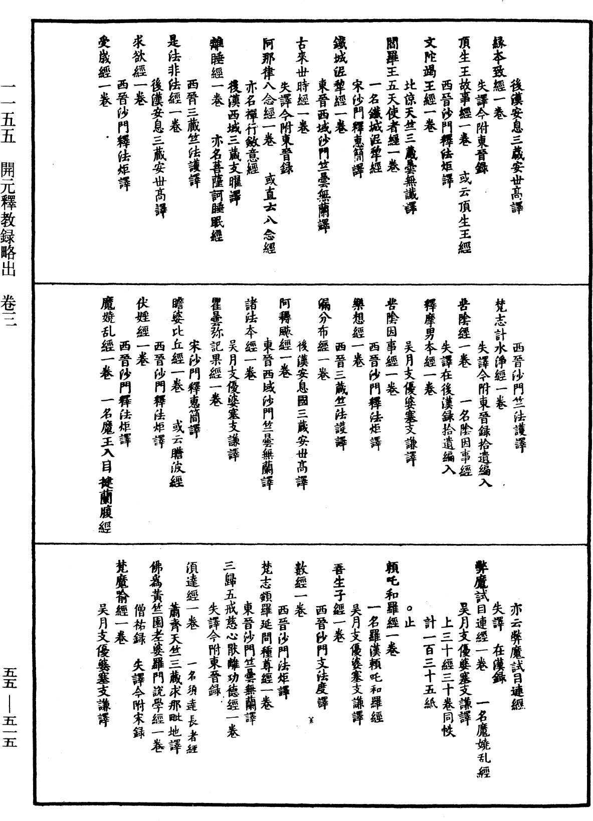 開元釋教錄略出《中華大藏經》_第55冊_第515頁