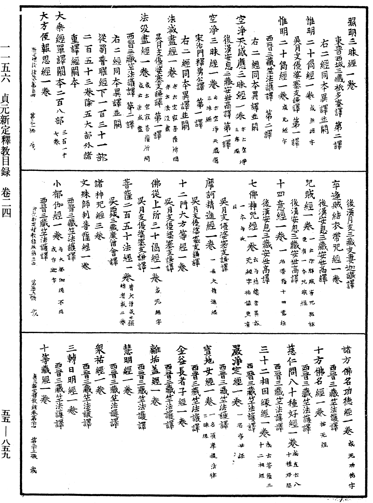 貞元新定釋教目錄《中華大藏經》_第55冊_第859頁