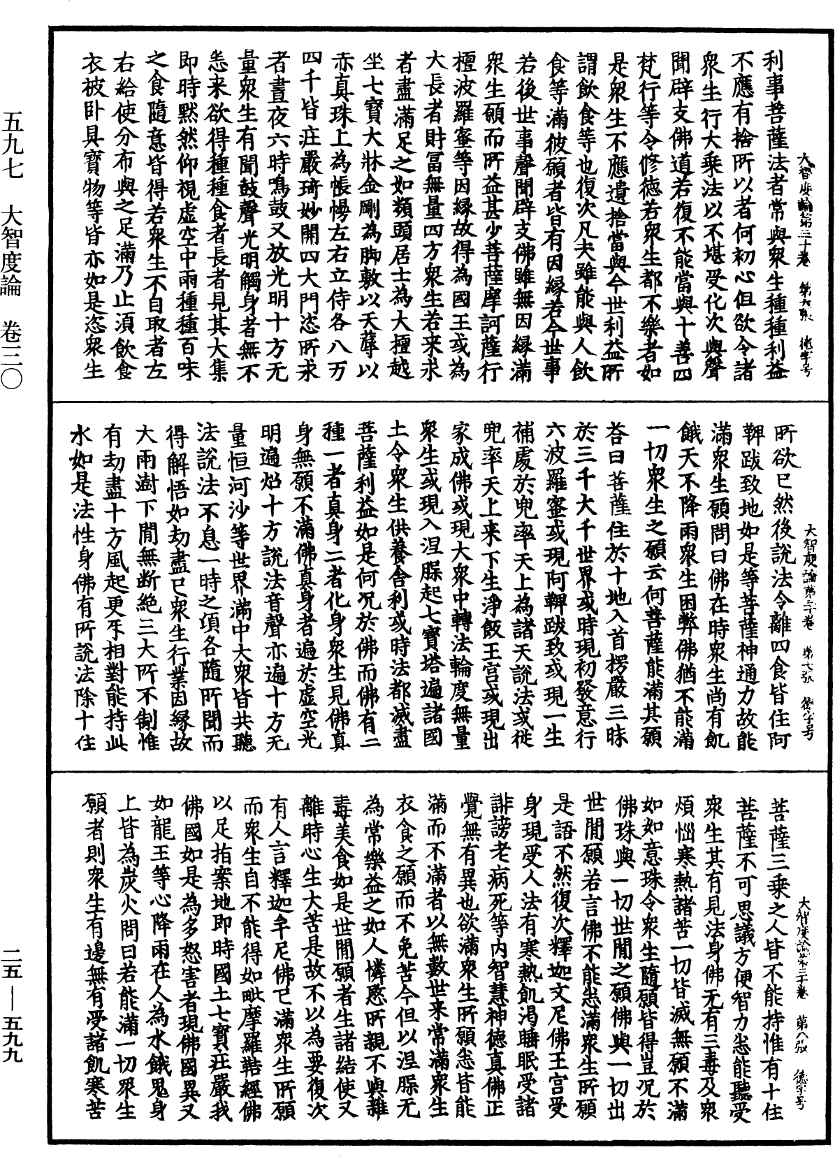 大智度論《中華大藏經》_第25冊_第599頁