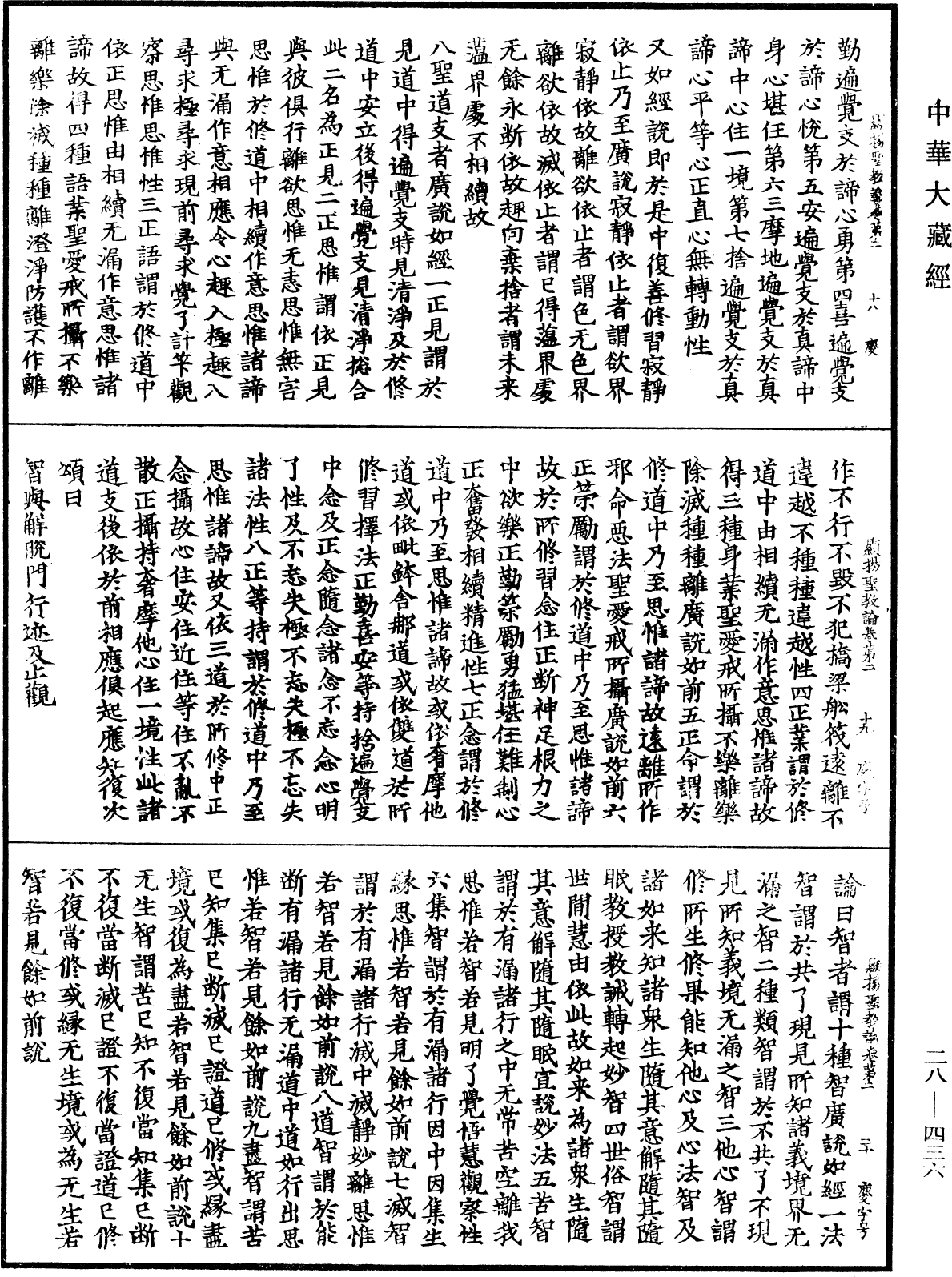 顯揚聖教論《中華大藏經》_第28冊_第0436頁