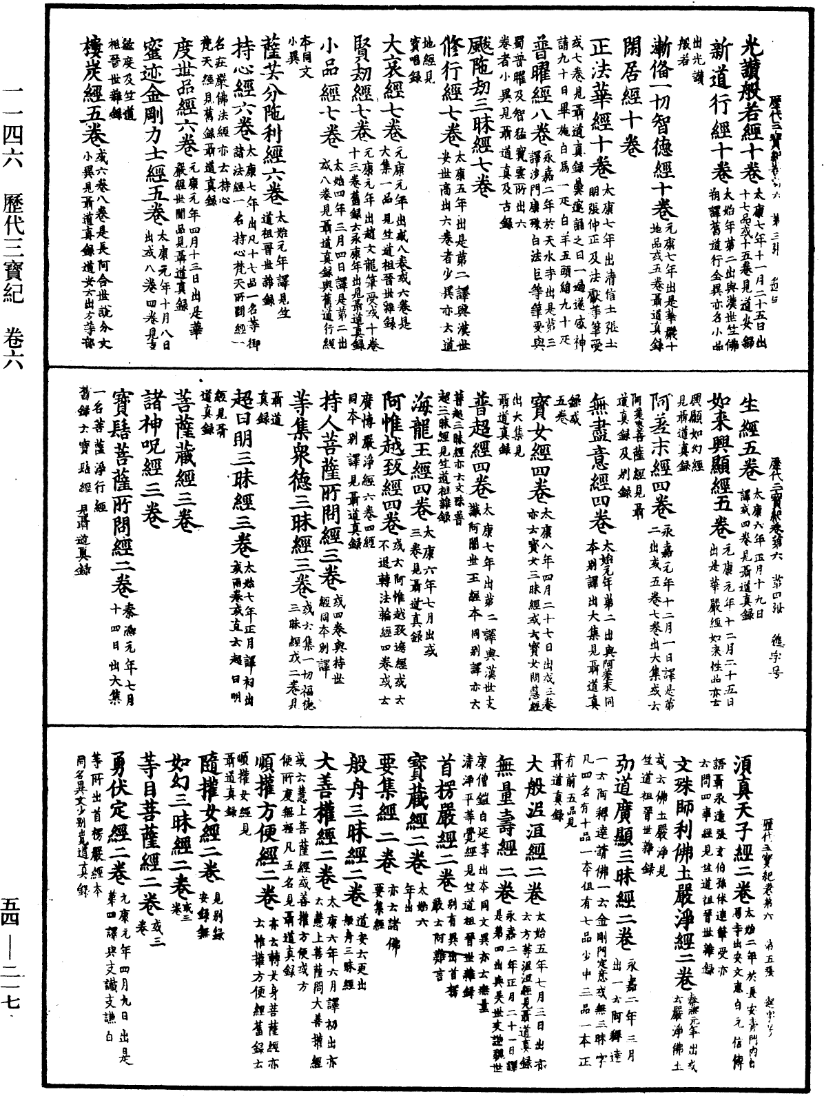 歷代三寶紀《中華大藏經》_第54冊_第217頁