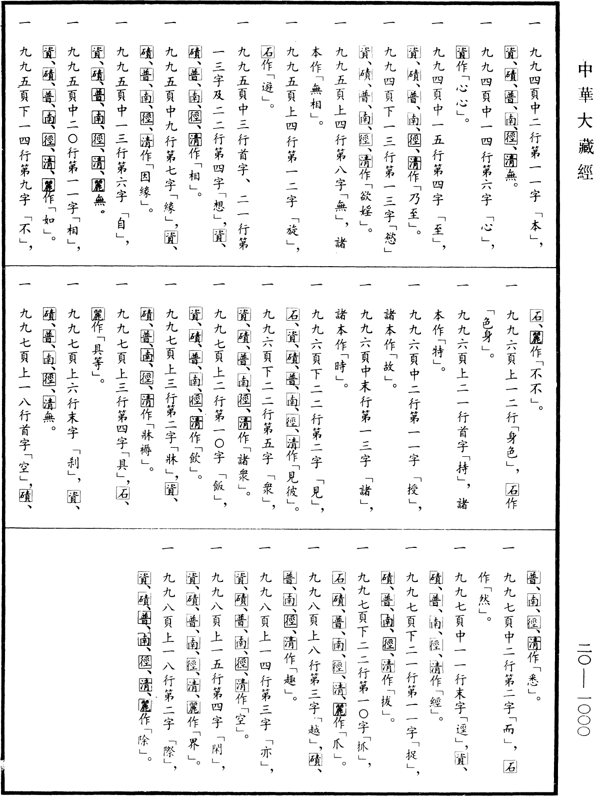 最勝問菩薩十住除垢斷結經《中華大藏經》_第20冊_第1000頁7