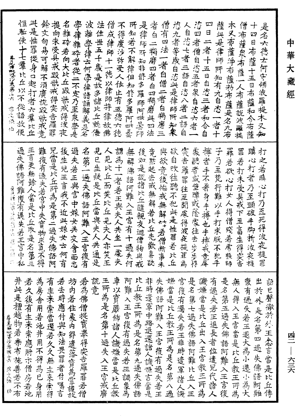 善見毗婆沙律《中華大藏經》_第42冊_第636頁